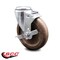 Service Caster 5 Inch High Temp Glass Filled Nylon Swivel Bolt Hole Caster with Brake SCC SCC-BH20S514-GFNSHT-TLB - alternate 5